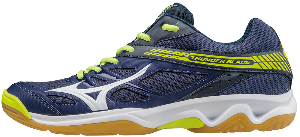 Mizuno Wave ThunderBlade | Navy-Yellow