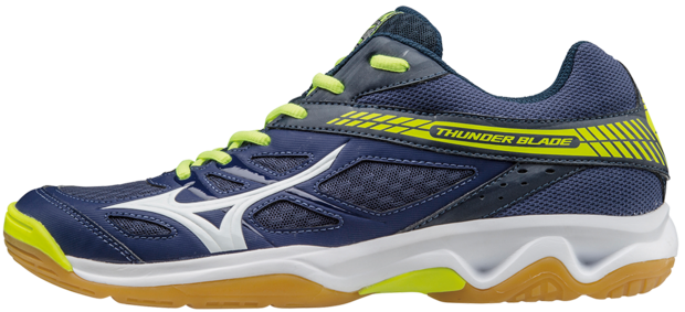 Mizuno Wave ThunderBlade | Navy-Yellow