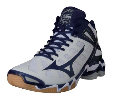 Mizuno wave Lightning RX3 MID-high White/Navy
