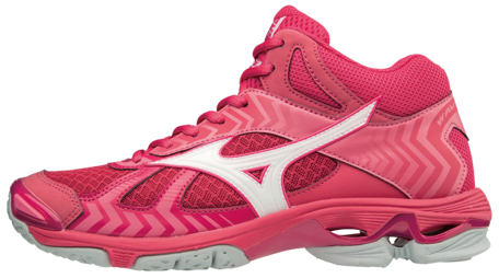 WAVE Bolt 7 MID-high | woman | Azalea/White/Camellia Rose