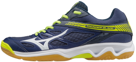 Mizuno Wave ThunderBlade | Navy-Yellow